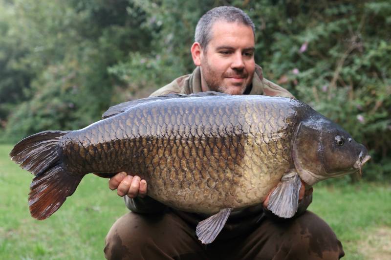 The Denge Common at 35lb caught with The Posh Sutton